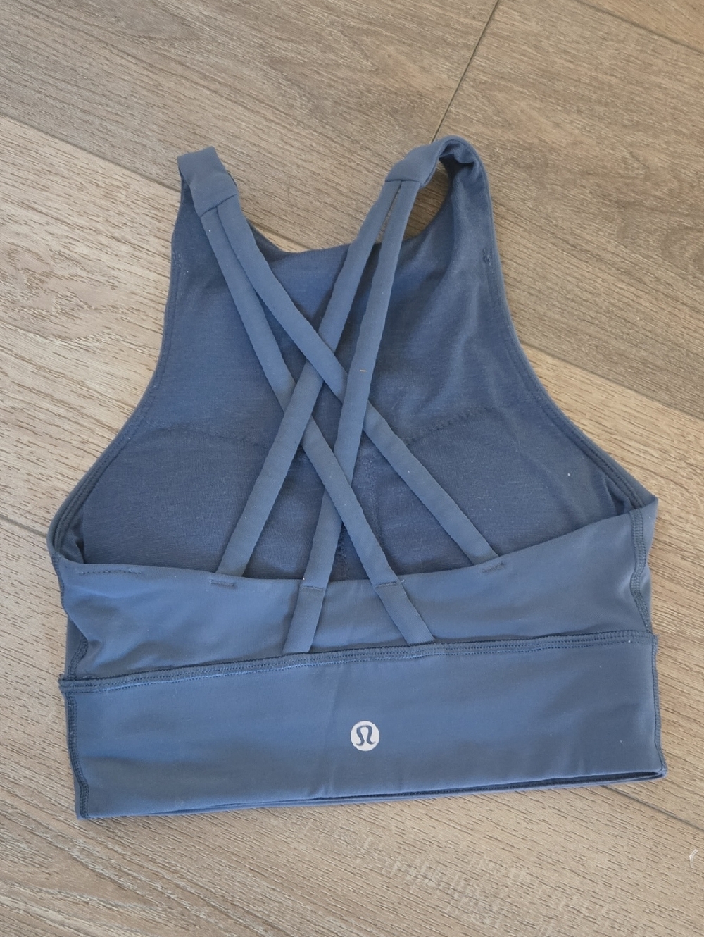 lululemon athletica Strappy Crisscross Sports Bra - Slate